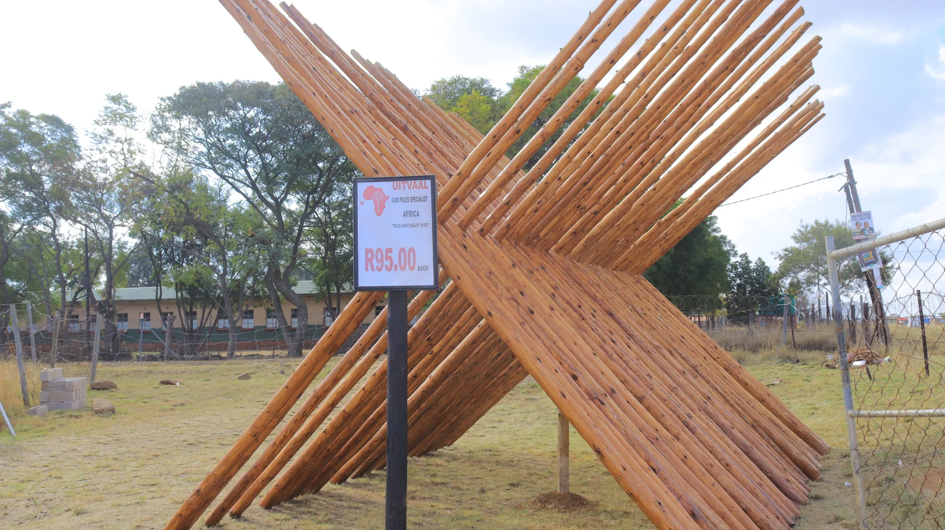 Untreated Gum Poles